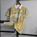 Camisa Real Madrid Edição Especial 2023/24 - Adidas Torcedor Masculina - Caramelo/Branca