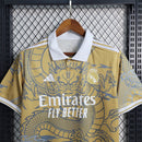 Camisa Real Madrid Edição Especial 2023/24 - Adidas Torcedor Masculina - Caramelo/Branca