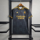Camisa Real Madrid 2023/24 - Adidas Torcedor Masculina - Preta/Dourada