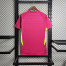 Camisa Real Madrid Goleiro 2023/24 - Adidas Torcedor Masculina - Rosa/Amarela