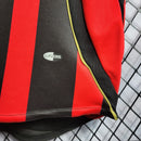 Camisa Pronta Entrega AC Milan Home 2006/07 - Adidas Retrô Masculina - Preta/Vermelha