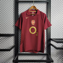 Camisa Pronta Entrega Arsenal Home 2005/06 - Nike Retrô Masculina - Bordo/Dourada