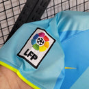 Camisa Pronta Entrega Barcelona Away 2007/08 - Nike Retrô Masculina - Azul/Amarela