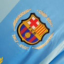 Camisa Pronta Entrega Barcelona Away 2007/08 - Nike Retrô Masculina - Azul/Amarela