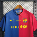 Camisa Pronta Entrega Barcelona Home 2008/09 - Nike Retrô Masculina - Vermelha/Azul