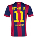 Camisa Pronta Entrega Barcelona Home 2014/15 - Nike Retrô Masculina - Vermelha/Azul