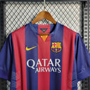 Camisa Pronta Entrega Barcelona Home 2014/15 - Nike Retrô Masculina - Vermelha/Azul