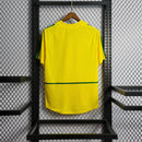 Camisa Pronta Entrega Seleção Brasil Home 2002 - Nike Retrô Masculina - Amarela/Verde