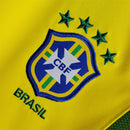 Camisa Pronta Entrega Seleção Brasil Home 2002 - Nike Retrô Masculina - Amarela/Verde