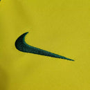 Camisa Pronta Entrega Seleção Brasil Home 2002 - Nike Retrô Masculina - Amarela/Verde