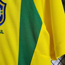Camisa Seleção Brasil Home 2002 - Nike Retrô Masculina - Amarela/Verde
