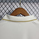 Camisa Pronta Entrega Real Madrid Home 2011/12 - Adidas Retrô Masculina - Branca/Dourada