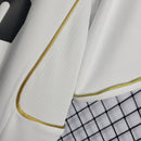 Camisa Pronta Entrega Real Madrid Home 2011/12 - Adidas Retrô Masculina - Branca/Dourada
