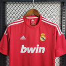 Camisa Real Madrid Third 2011/12 - Adidas Retrô Masculina - Vermelha/Branca