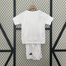 Kit Infantil Real Madrid Home 2024/25 - Adidas Torcedor - Branca/Preta
