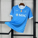 Camisa Napoli Home 2025/26 - EA7 Torcedor Masculina - Azul/Branca