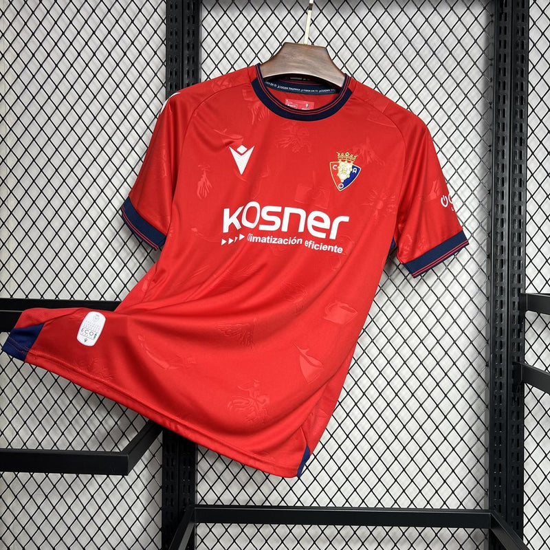 Camisa Osasuna Hime 24/25 - Torcedor Masculina - Lançamento