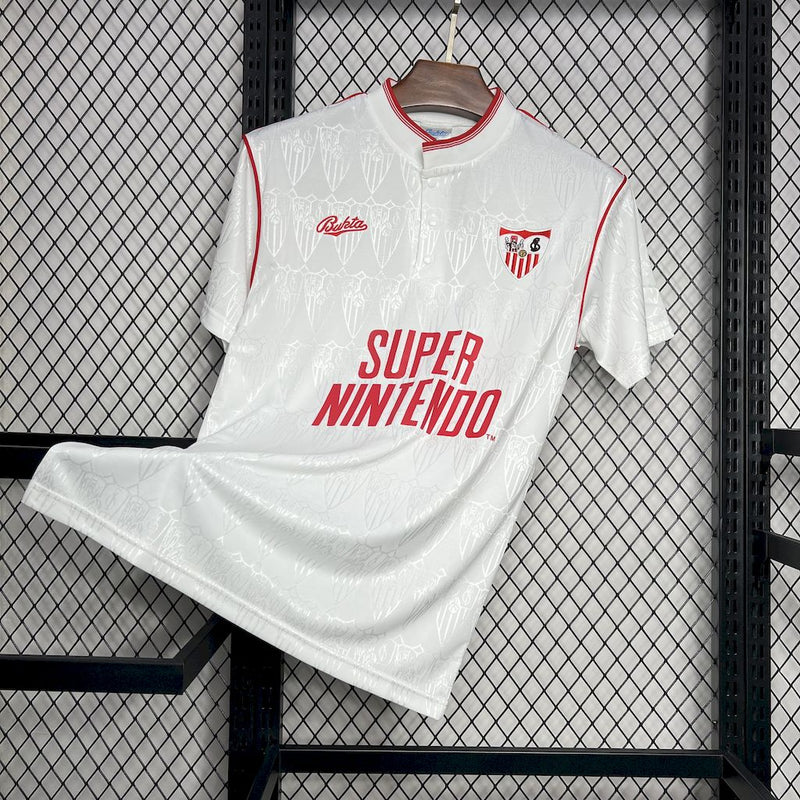 Camisa Sevilla Titular 91/92 - Versão Retro