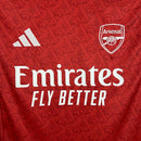 Camisa Pronta Entrega Arsenal Home 2025/26 - Adidas Torcedor Masculina - Vermelha/Branca