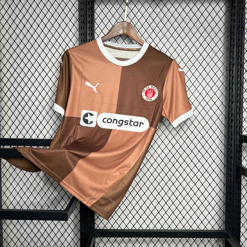 Camisa FC St. Pauli Home 24/25 - Torcedor Masculina - Lançamento