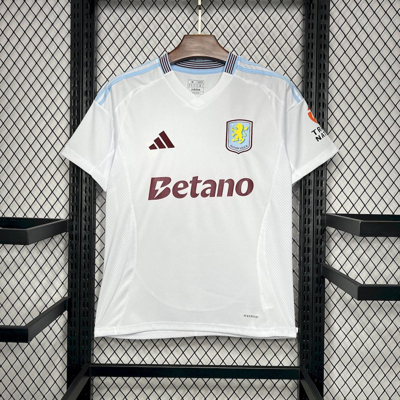 Camisa Aston Villa Villa Away 24/25 Castore Torcedor Masculina - Lançamento