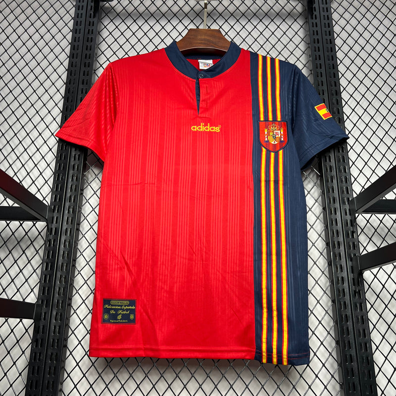 Camisa Espanha Home 1996 - Versão Retro