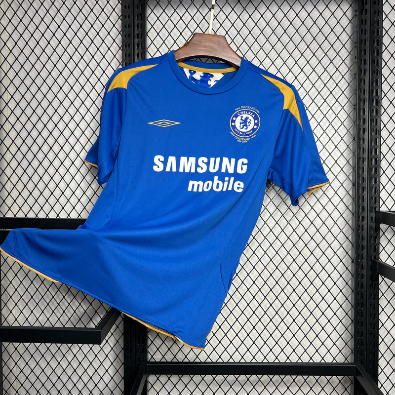 Camisa Chelsea Centenário Home 05/06 - Versão Retro