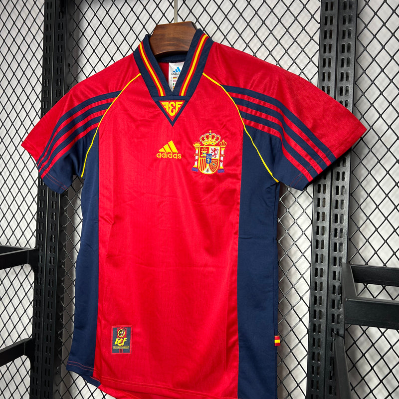 Camisa Espanha Home 1998 - Versão Retro