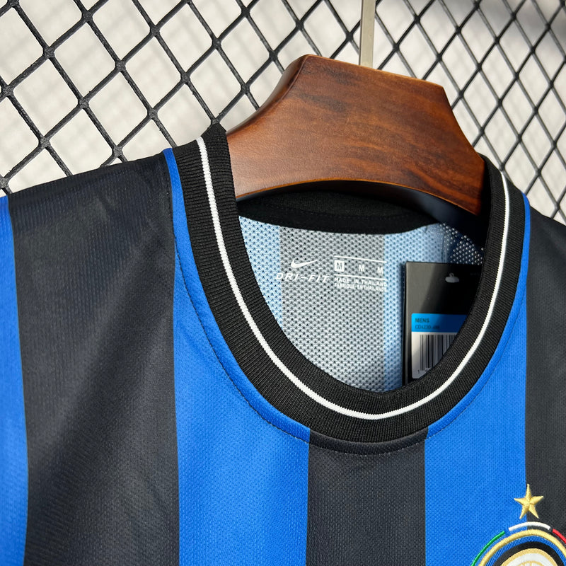 Camisa Inter de Milão Titular 09/10 - Versão Retro