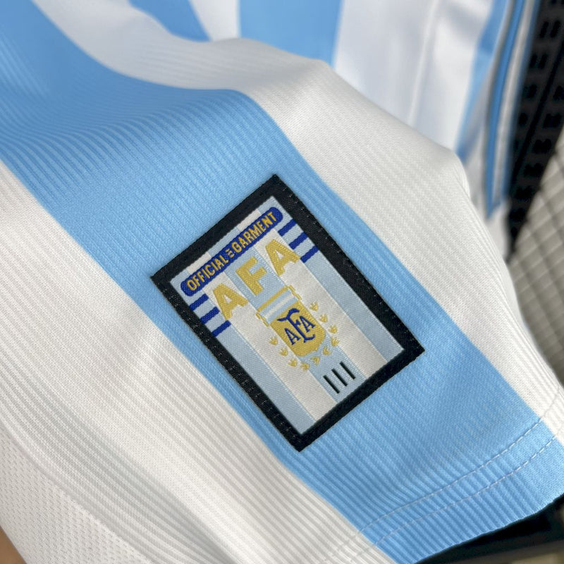 Camisa Argentina Titular 1998 - Versão Retro Manga Comprida