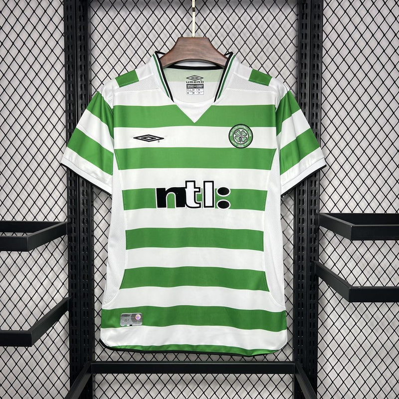 Camisa Celtic Titular 01/02 - Versão Retro