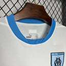 Camisa Pronta Entrega Olympique de Marseille Home 2024/25 - Puma Torcedor Masculina - Branca/Azul
