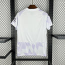 Camisa Pronta Entrega Manchester United Away 2025/26 - Adidas Torcedor Masculina - Branca/Lilás