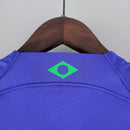 Camisa Seleção Brasil Away 2022 - Nike Torcedor Feminina - Azul/Verde