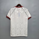 Camisa Manchester United Away 1991 - Adidas Retrô Masculina - Branca/Vermelha