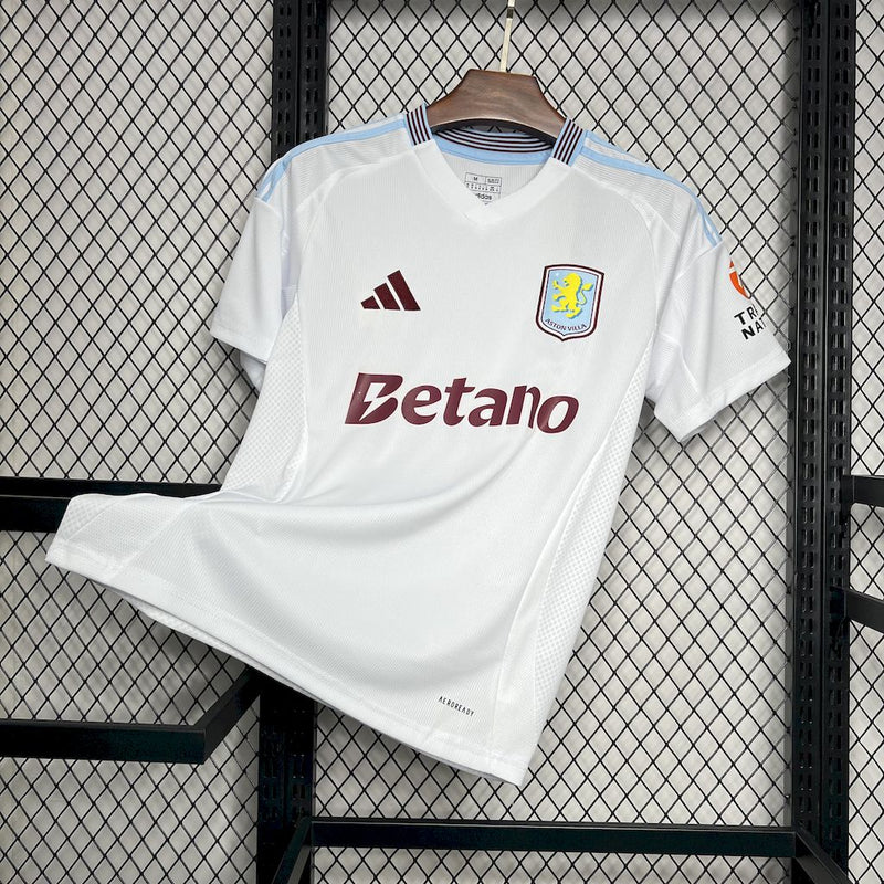 Camisa Aston Villa Villa Away 24/25 Castore Torcedor Masculina - Lançamento