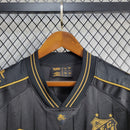 Camisa Pronta Entrega Santos Edição Especial 2024/25 - Umbro Torcedor Masculina - Preta/Dourada
