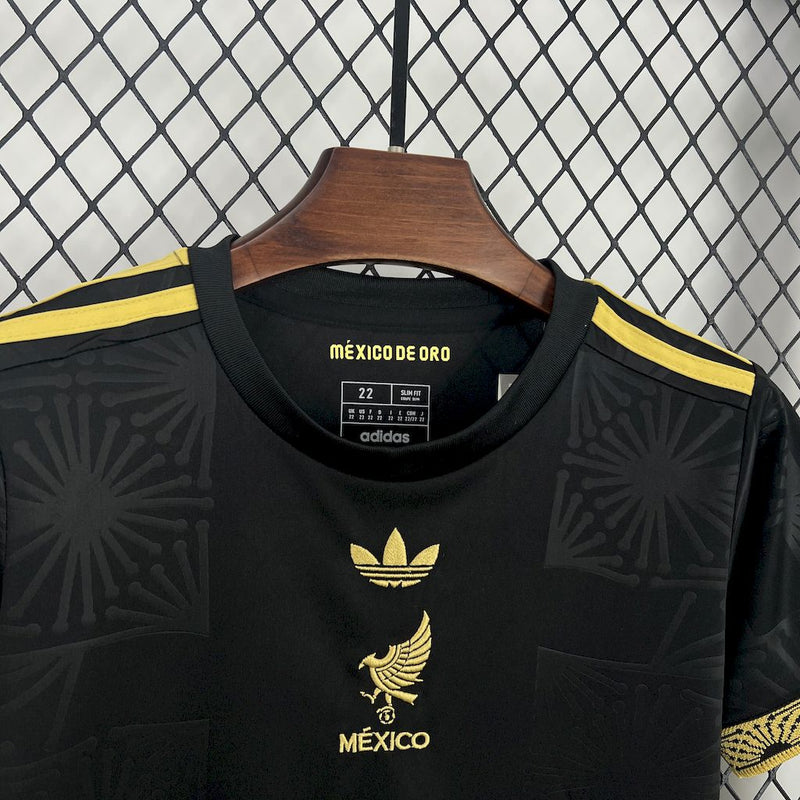 Kit Infantil México Gold-Black 25/26