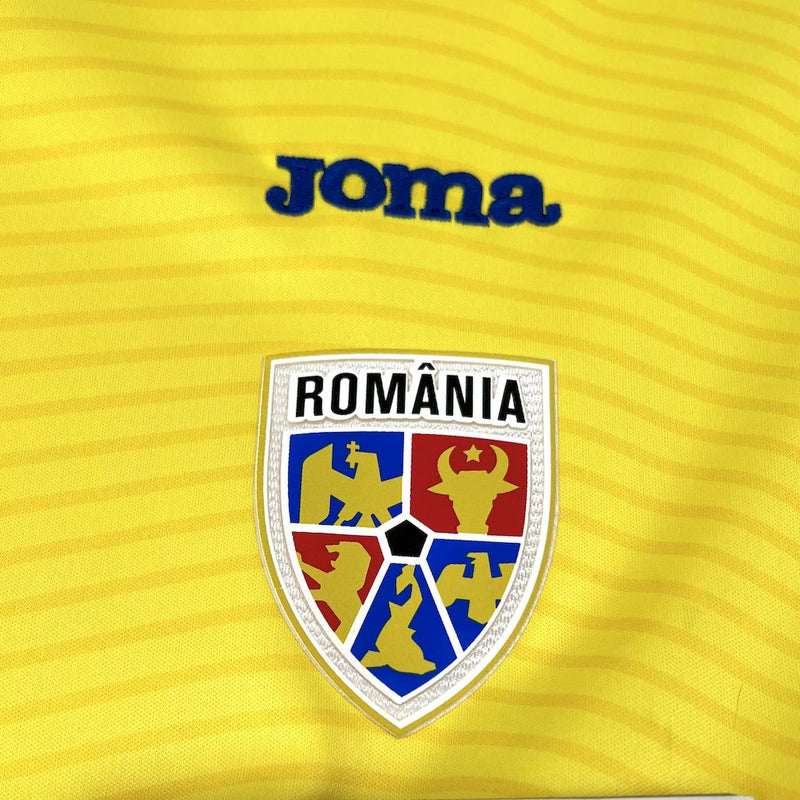 Camisa Romênia Home 25/26 - Torcedor Masculina - Lançamento