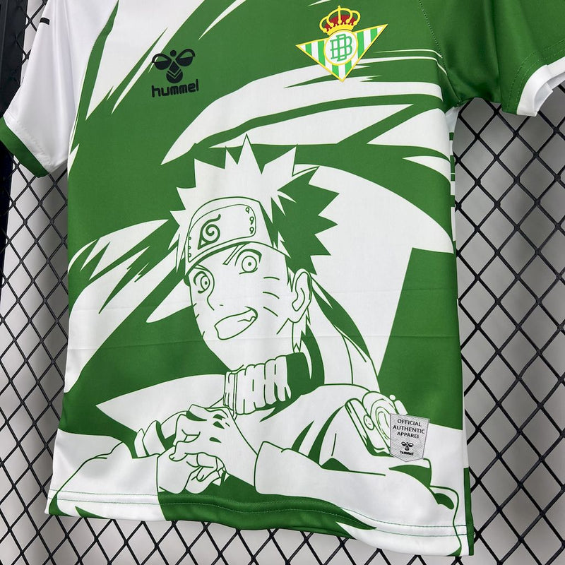 Kit Infantil Real Betis Hummel-Naruto Edição Limitada 25/26