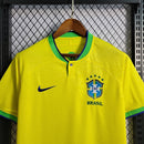 Camisa Seleção Brasil Home 2022/23 - Nike Torcedor Masculina - Amarela/Verde