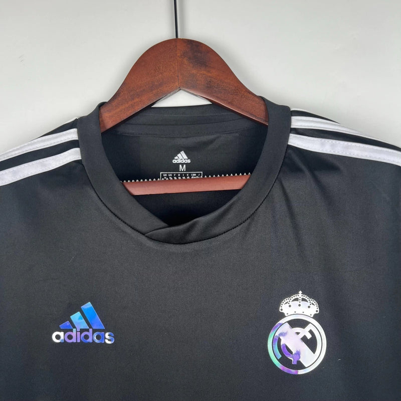 Camisa Real Madrid X Balmain Preta 23/24 - Adidas Torcedor Masculina